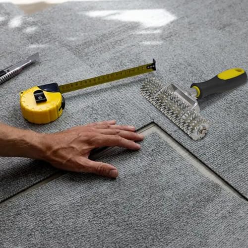 Carpet Seam Roller Tool - Ergonomic Non-Slip Handle for Easy Use, Hot Melt Tape Roller for Loop Pile Carpets, Lightweight Design for Home and Commercial Applications - size: Single Roller Only