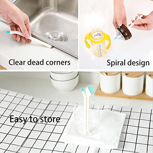 6 Pcs Small Cleaning Brushes for Household, Humidifier Cleaning Brush Crevice Cleaning Tool Set for Window Grooves Track Keyboard Car Vent Gaps Corner