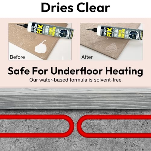 Floor-Fix Pro Injectafix Injection Adhesive for Loose Tiles, Wood, Laminate & LVP Repair Kit