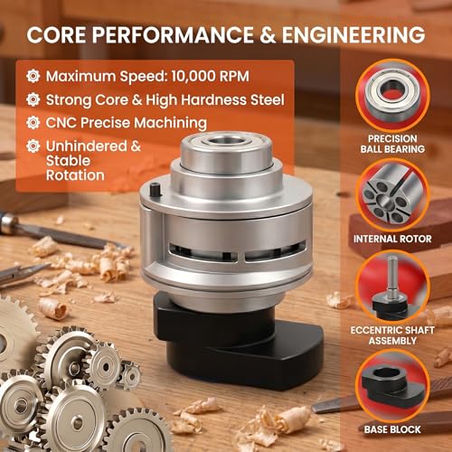 3-in-1Pneumatic Random Orbital Palm Sander, 4 x 4.3 in Air Square Sander, 10000 RPM, with 3 x 4 in Square panels and Triangle Detail Panel for Right-Angle Edges, Woodworking, Metal