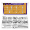135Pcs M4 Pan Head Machine Screws Kit, 12-60mm 304 Stainless Steel - size: M4 Assorted Sizes