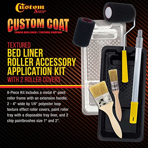 Custom Shop Texture Paint & Bedliner Roller Accessory Application Kit
