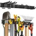 Garage Tool Organizer Wall Mount, 48in Tool Rack, 420LBS Capacity - size: 48" 3 Panels & 8 Hooks
