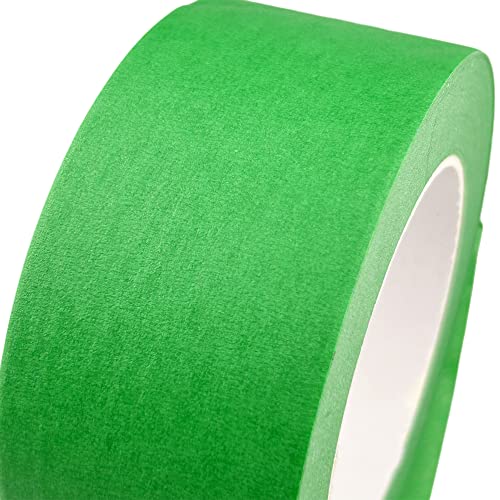2 Inch Green Wide Masking Tape, 2 Inch X 55 Yard - color: Green, size: 2 Inch X 55 Yard
