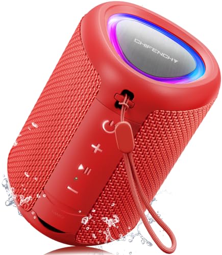 Portable Bluetooth Speaker Beach Essentials: IPX5 Waterproof for Outdoor - color: Red