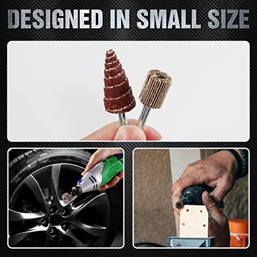 20 Pcs Flap Wheel Sander Set 80 Grit Sanding Wheel