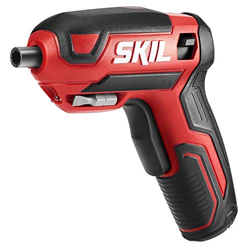 SKIL Rechargeable 4V Cordless Screwdriver Includes 9pcs Bit, 1pc Bit Holder, USB Charging Cable - SD561801 - style: 4V Screwdriver_9pc Set