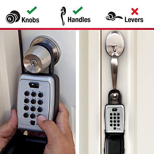 Master Lock Push Button Key Lock Box, Indoor Outdoor for 5 Keys 5422EC - size: 3-1/2 In. H. x 2-1/4 In. W. x 1 In. D., style: 1 Pack