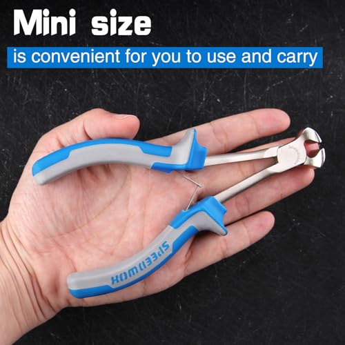 SPEEDWOX 5-1/2 Inches Long Reach End Nippers Mini End Cutting Pliers - style: End Nippers