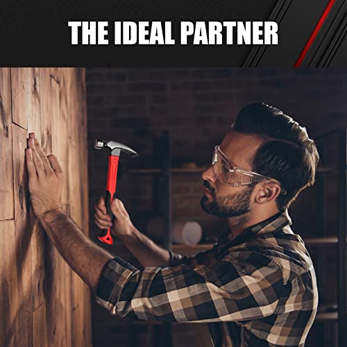C&T 6-Piece Hammer Set, Fiberglass Handle & Mallet Set, Metal Working | Garage Home Kit | Mechanic Tools | Sledge Hammer | blacksmith Hammer | Ball Peen Hammers | Hand Tools - style: 6pc