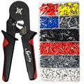 Ferrule Crimping Tool Kit, Ferrule Crimper Plier with 1800PCS Wire Ferrules