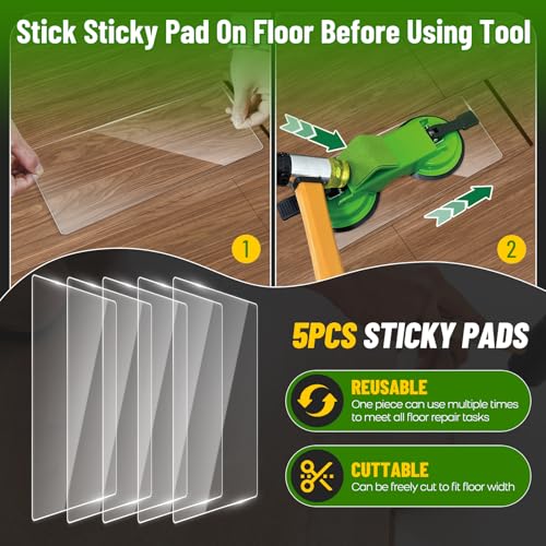NAACOO Heavy Floor Gap Fixer Tool with 5pcs Sticky Pad