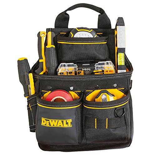 DEWALT Tool Pouch with Belt, 13 Pocket Professional Small Tool Belt Pouch (DWST540201) (Pack of 6) - size: One Size (Pack of 6), style: Nail Pouch
