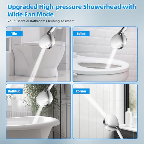 Hibbent All Metal cUPC Certified High Pressure Rainfall 10'' Shower Head - color: Chrome, style: Square 10''