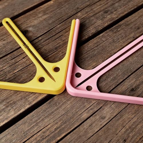 3D Printed Center Positioning Ruler - Accurate Woodworking Gauge, Circle Center Finder Tool, Easy to Use for Carpentry 2-Pack