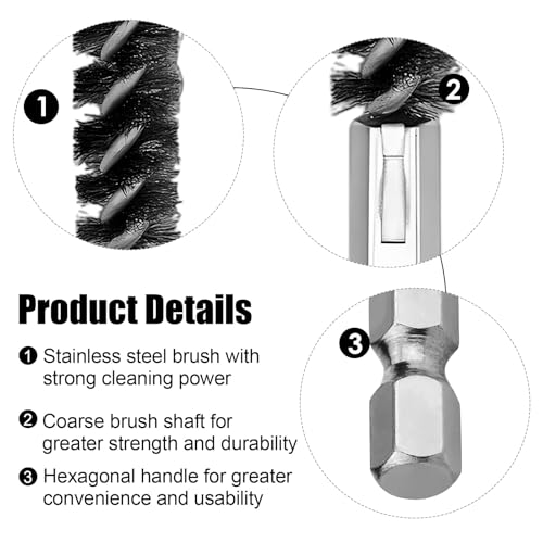 Golf Club Cleaning Brush with Ferrules Tool, Dual Head Stainless Steel Shaft and Hosel Cleaner for Golfers Players Coaches, Perfect for Iron or Wood Hybrid Clubs
