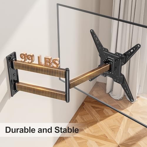 ELIVED 31.3in Long Arm TV Mount for 32-65" TVs, Max VESA 400x400, 99 lbs. - size: Long Arm: 31.3" TV: 32-65"