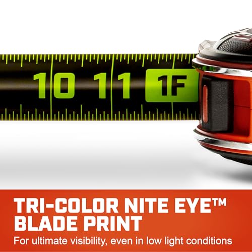 Crescent Lufkin 25' SHOCKFORCE NITE EYE Tape Measure 2 Pk | L1325BSET2V-02 - size: 25' Two Pack, style: SAE