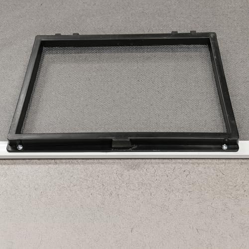 Prime-Line PL 14695 Wicket, 6-1/8 in. x 10-1/8 in., Black Plastic - color: Matte Black