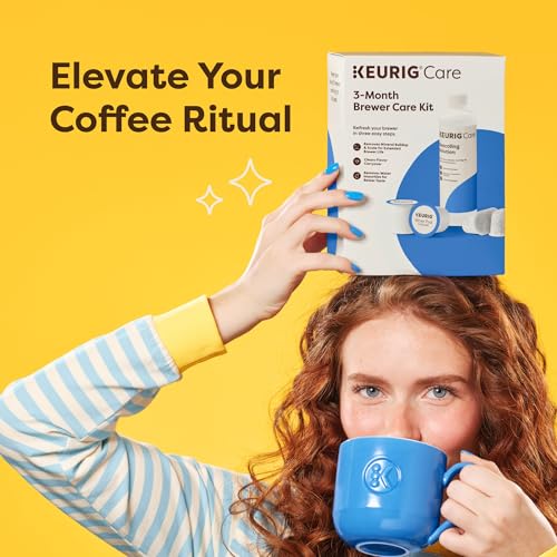 Keurig 3-Month Brewer Maintenance Kit Includes Descaling Solution, Water Filter Cartridges & Rinse Pods, Compatible Classic/1.0 & 2.0 K-Cup Coffee Makers, 7 Count - size: 1 Count (Pack of 1)