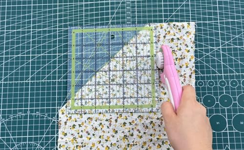 5 Quilting Rulers(2.5",3.5", 5", 6", 8"),Square Rulers - color: Green