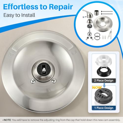 Shower Trim Kit Compatible with Delta RP54870, Lever, Brushed Nickel - color: Brushed Nickel