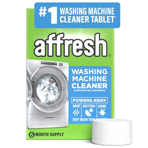 Affresh Washing Machine Cleaner, #1 Washing Machine Cleaner Tablet, 6 Count - size: 6 Count (Pack of 1)