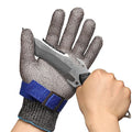 Schwer SlicePro ANSI A9 Cut Resistant Glove PR1706, Stainless Steel Mesh Metal Glove, Food Grade for Kitchen Cooking, Butcher Meat Cutting, Oyster Shucking, Mandoline, (L, 1 PCS) - size: Large (Pack of 1), style: 1.0 Steel Wire