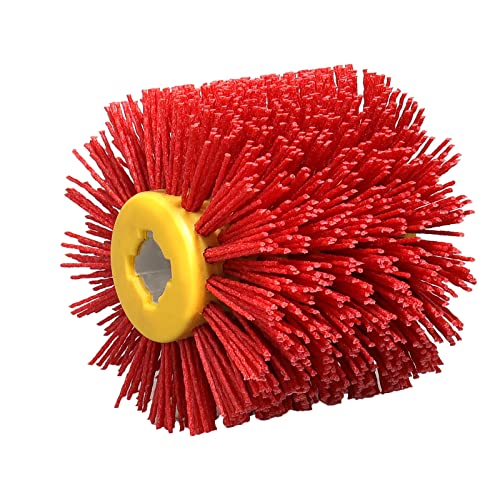 Shinboc 4.7 x 4 Inch Surface Conditioning Tool, 80 Grit Nylon Wheel Red - style: 80 Grit Red