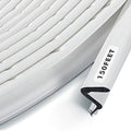 BBTO Weather Stripping Door Window Seal V-Shaped Foam Kerf,150 Feet,White - color: White, size: 150 Feet