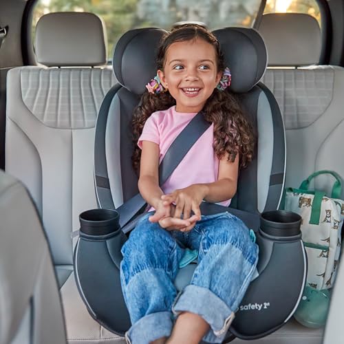 Safety 1st Grow and Go All-in-One Convertible Car Seat, Rear Facing, 5-40 lbs, Forward Facing (30–65 lbs), High Back Booster Seat 40-100 pounds, Iron Frost - color: Iron Frost, style: Original