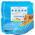Shoe Covers Disposable,Extra Large 200 Pack, Non-Slip Indoor - color: Blue Set -200pack