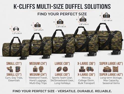 Heavy Duty Cargo Duffel Large Sport Gear Drum Set Equipment Hardware Travel Bag Rooftop Rack Bag - color: Camouflage, size: 42" x 20" x 20"