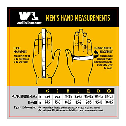 Wells Lamont Men's Split Cowhide Safety Cuff Leather Work Gloves, X-Large - size: X-Large (Pack of 1)