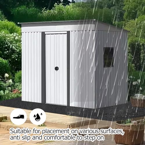 6x4FT Outdoor Storage Shed Floor Mat, Tent Carpet for Camping Furniture - size: 6 x 4 FT