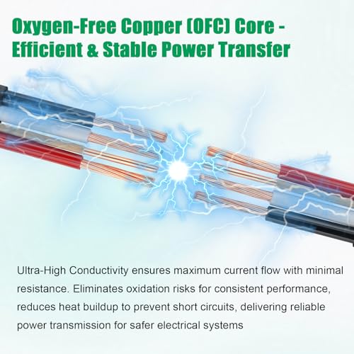 6/3 Wire with Ground - 5FT NM-B 6 Gauge Non-Metallic Sheathed Cable 100% Pure Copper 6 AWG 3 Conductor Residential Indoor Wire for Outlets, Switches, Other Loads and Lighting Wiring Projects etc. - size: 5FT, style: 6AWG/3