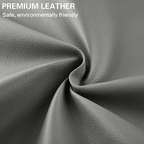 Leather Repair Tape, Self Adhesive Leather Repair Patch Kit Medium Grey - color: Medium Grey, size: 4x 63 inch