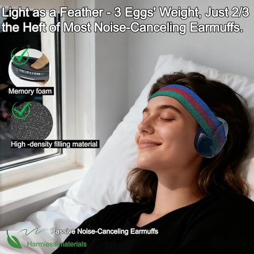 Ear Muffs Noise Reduction Sound Blocking Adults Kids Hearing Protection Sound Sensitivity Quiet Environment Relaxation