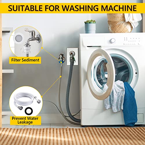 135 PCS Rubber & Silicone Hose Washers Kit, 16 Sizes with Screen Filter - size: 135PCS