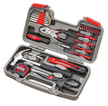 Apollo Tools 39 Piece General Household Tool Set, Red/Black DT9706 - color: Red, size: 39-Piece (with Slip Joint Pliers + Scissors)