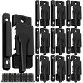 Window Sash Locks for Vertical Horizontal Sliding Window Double Hung Window - color: 10Pcs Black