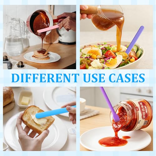 10 Pcs Epoxy Stir Sticks, Reusable Silicone Wax Stick, Multipurpose | For Epoxy Facial Mask Hair Removal Stirring Rods Paint Mixing Tools