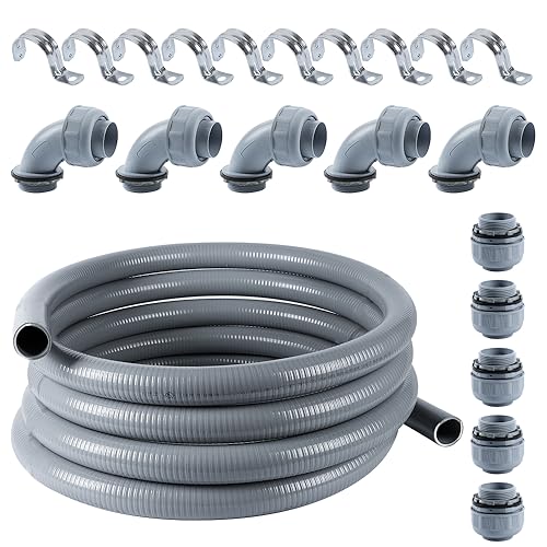 Liquid-Tight Conduit 1-1/2 inch 25ft w/UL Certification - size: 1-1/2inch 25ft