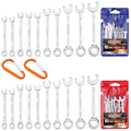 HORUSDY 20-Piece Mini Wrench Set, Small Wrench Set, Metric and SAE Mini Combination Wrench Sets - style: 20-Piece Mini Wrench SetMetric&SAE)