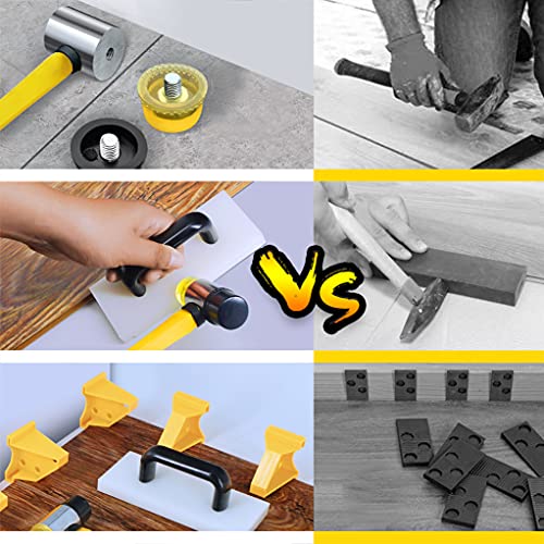 NACCOO Laminate Flooring Tools, 4in1 Floor Installation Kit for Vinyl Plank - size: 4pcs kit