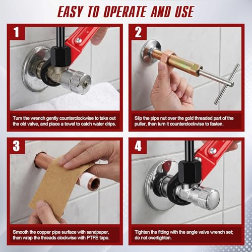 5 PCS Plumbing Tools Kit