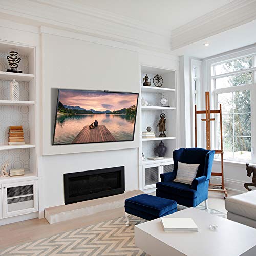 PERLESMITH Tilting TV Wall Mount Bracket Low Profile for Most 23-60 inch LED LCD OLED, Plasma Flat Screen TVs with VESA 400x400mm Weight up to 115lbs, Fits 16" Wood Stud - size: 23-60" Tilt TV Wall Mount