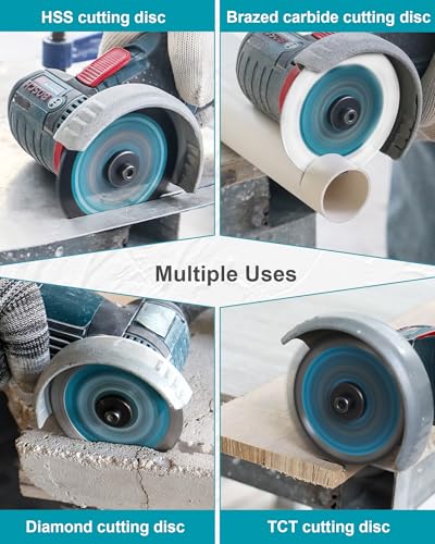3 Inch Compact Circular Saw Blade Set, Multi-Material Cut for Wood, Plastic, Metal, Concrete Cutting, 10mm Arbor - 5 Pack - size: Set 4