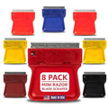 Original Plastic Razor Scraper – 8 Pack Multi‑Surface Tool