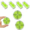4PCS Mini Bubble Level 10×10×29mm(0.39x0.39x1.14in),2Pack Round Level 32x7mm(1.26x0.27in) Small Leveler Tool - size: 4pcs 10x10x29mm+2pcs 32x7mm
